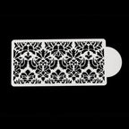 2 Style Cake Side Cupcake Cake Sugarcraft Decoration Cake Mould Plastic Baking Cake Decorating Tool 2 Pieces Cupcake Stencil Cake Side Decorating Templates Powdered Sugar Template Wedding Cake Decor Flower Molding