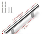 20 PCS Set Brushed Gold Kitchen Handle Stainless Steel T Bar Door Pull 76mm 96mm Cabinet Knobs and Handles Black Furniture Handle Stainless Steel Kitchen Cupboard Handles Cabinet Handles Stevvex