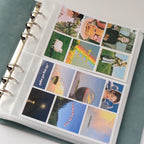 200 Pockets PVC Portable Photo Album PU Leather Album for Mini photo & Name Card 7s 8 25 50s Album for Photos Book Gifts For Friends And Coin Collectors Stevvex