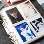 200 Pockets PVC Portable Photo Album PU Leather Album for Mini photo & Name Card 7s 8 25 50s Album for Photos Book Gifts For Friends And Coin Collectors Stevvex