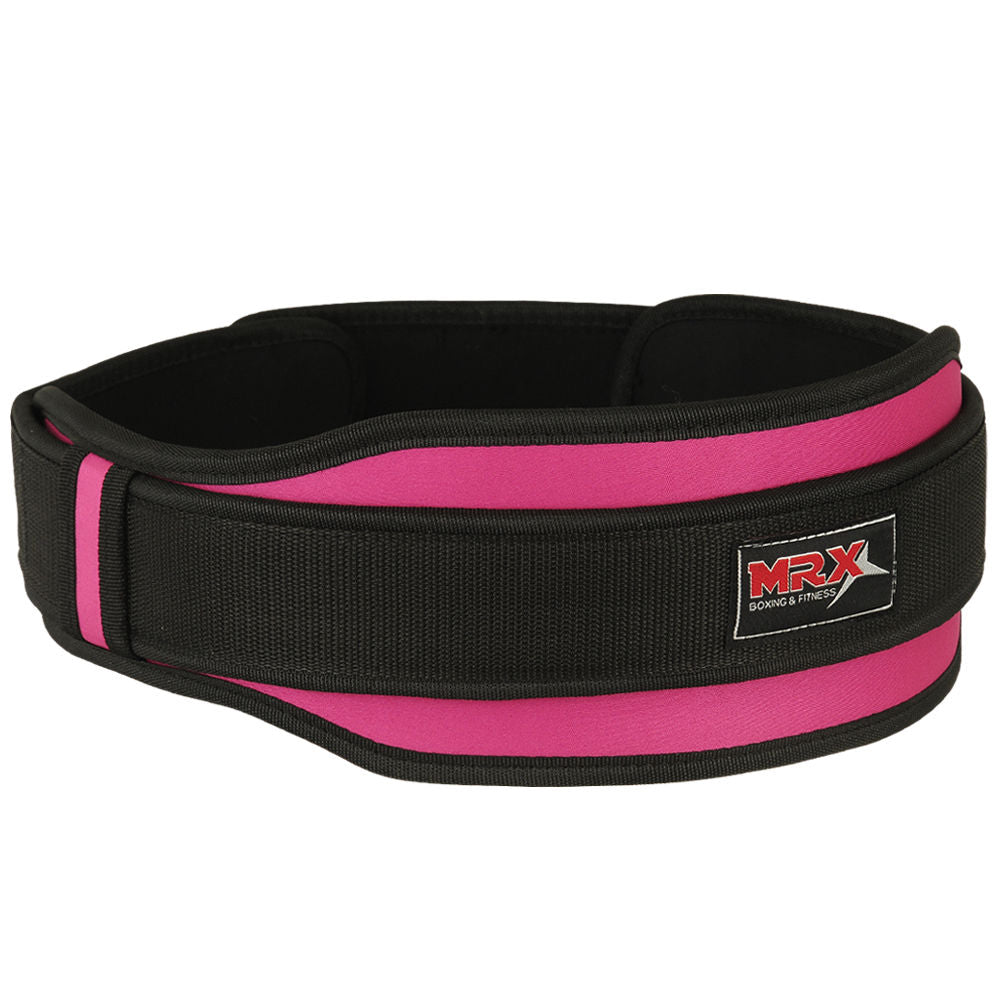 MRX Weight Lifting Belt With Double Back Support Bodybuilding Gym Training Belt 5" Wide All Sizes - SJB-DIAMOND ELITES