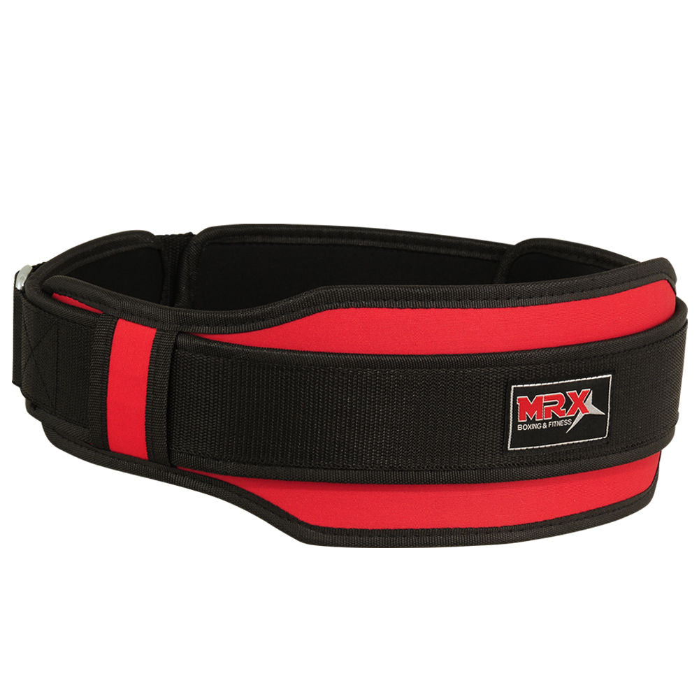 MRX Weight Lifting Belt With Double Back Support Bodybuilding Gym Training Belt 5" Wide All Sizes - SJB-DIAMOND ELITES