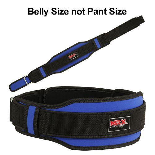MRX Weight Lifting Belt With Double Back Support Bodybuilding Gym Training Belt 5" Wide All Sizes - SJB-DIAMOND ELITES