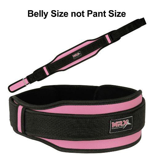 MRX Weight Lifting Belt With Double Back Support Bodybuilding Gym Training Belt 5" Wide All Sizes - SJB-DIAMOND ELITES