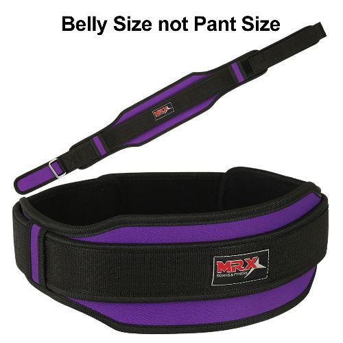 MRX Weight Lifting Belt With Double Back Support Bodybuilding Gym Training Belt 5" Wide All Sizes - SJB-DIAMOND ELITES