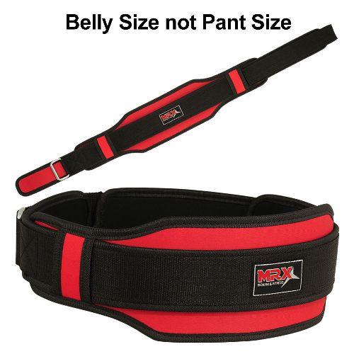 MRX Weight Lifting Belt With Double Back Support Bodybuilding Gym Training Belt 5" Wide All Sizes - SJB-DIAMOND ELITES