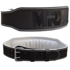 MRX Weight Lifting Belt Leather 4 Inches Wide Back Support Powerlifting Belts for Men Women - SJB-DIAMOND ELITES