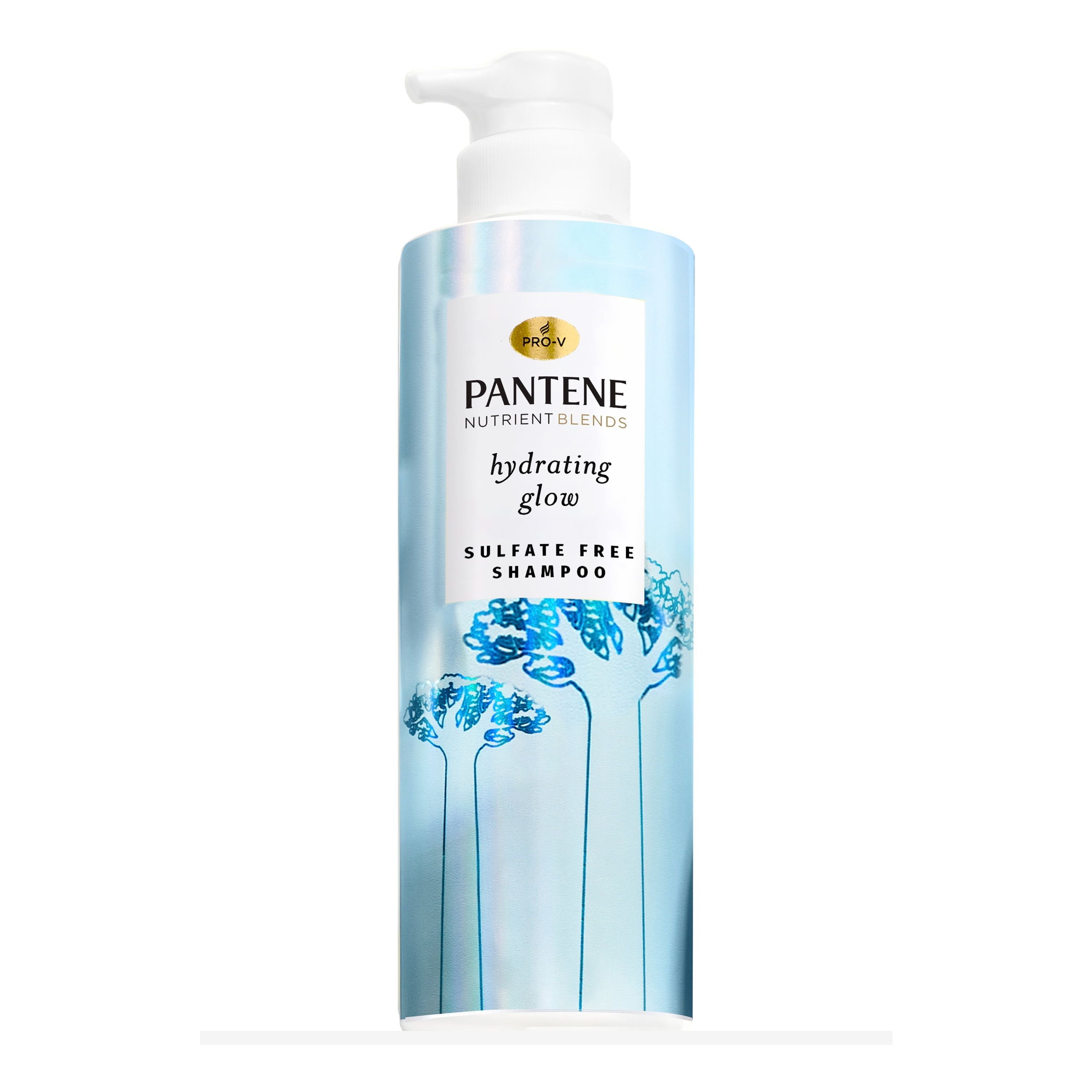 Pantene Nutrient Blends Hydrating Glow Shampoo with Baobab Essence; Sulfate Free; 14.8 oz