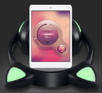 Interesting New Kids Headphones Wireless Bluetooth In Cat Ears Headphones Style With Noise Reduction Live Breathing Lights Glare and LED Lights - SJB-DIAMOND ELITES