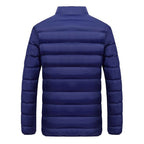 Men's Middle-aged Youth Stand-collar Padded Short Padded Jacket