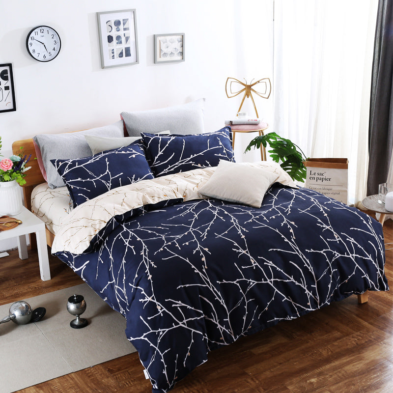 Scandinavian Style Simple Duvet Cover Single Bed Pi-Mart