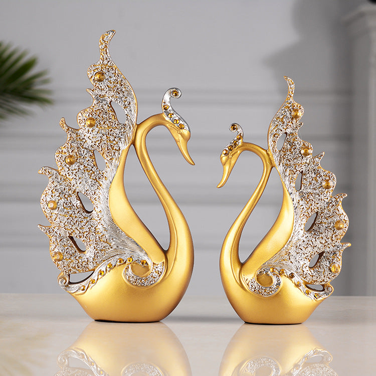 Couple Swan Home Decoration Pi-Mart