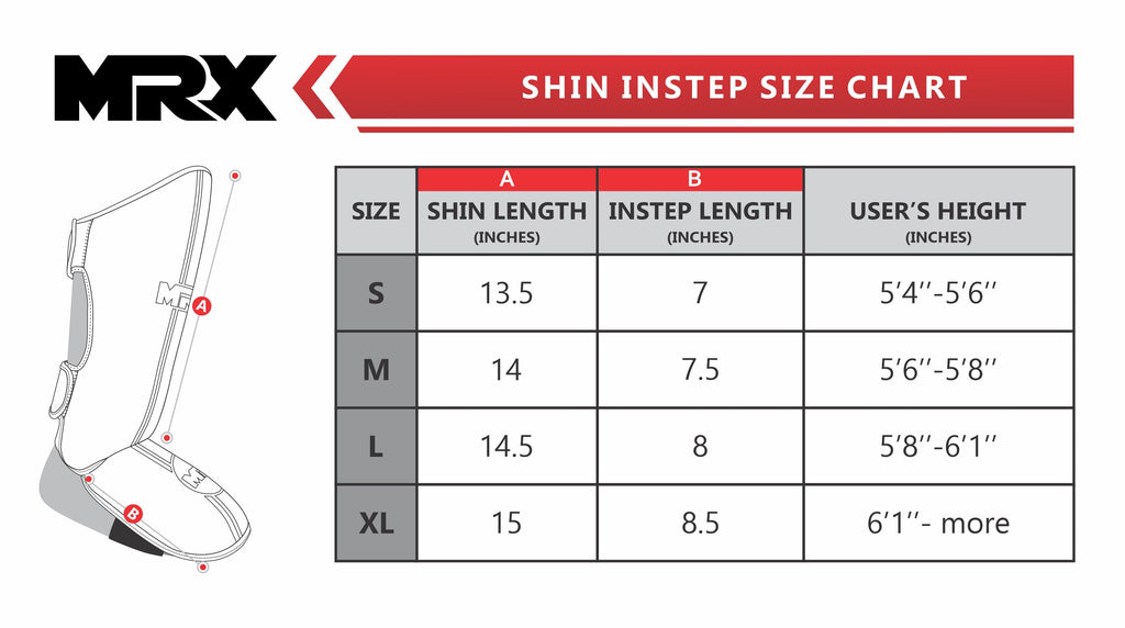MRX Kickboxing Shin Guards MMA Boxing Training - Protective Gear Men Women - SJB-DIAMOND ELITES