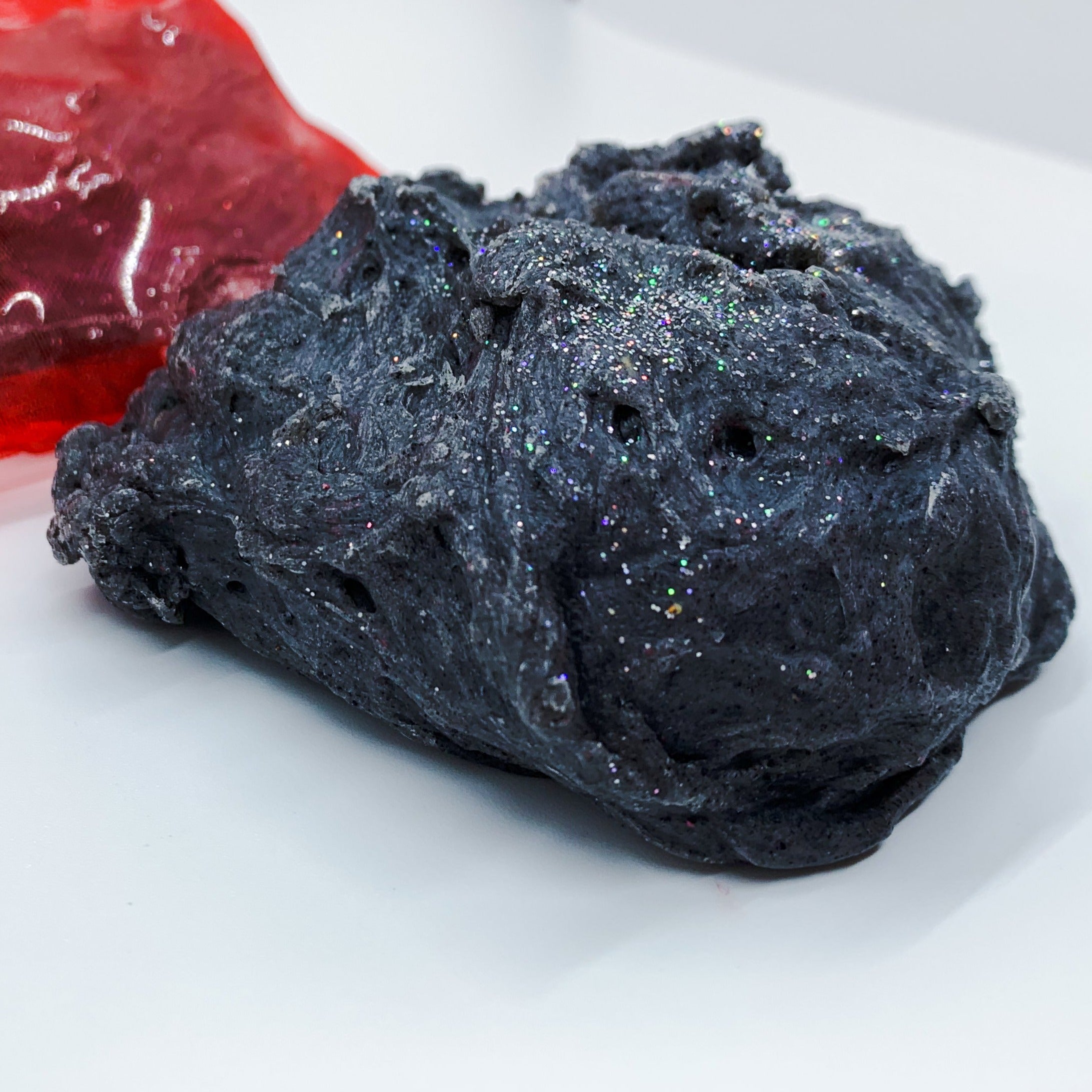 Activated Charcoal Soap Bar With Warm Vanilla Scent Eco Glitter Luxury Exfoliating Gift BandsCo Straps