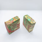 Limited Edition Christmas Tree Vegan Soap 5-6oz Handcrafted Holiday Scented Stocking Stuffer BandsCo Straps