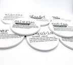 Funny Drink Definition Coasters Set Dictionary Quote Coasters For Bar And Countertop Decor BandsCo Straps