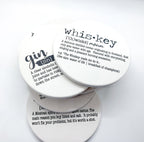 Funny Drink Definition Coasters Set Dictionary Quote Coasters For Bar And Countertop Decor BandsCo Straps