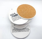 Funny Drink Definition Coasters Set Dictionary Quote Coasters For Bar And Countertop Decor BandsCo Straps