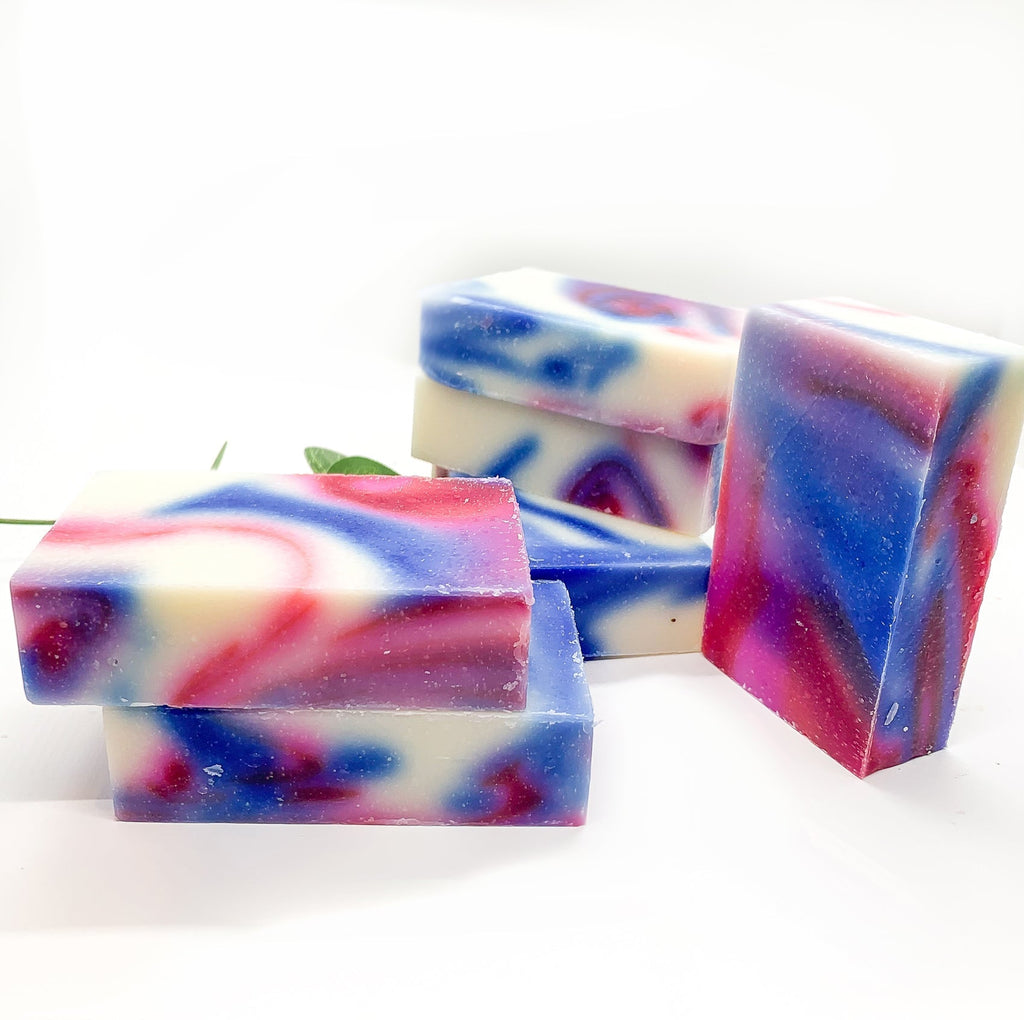 Love Spell Fruity Perfume Soap Bar 4.5oz Handcrafted Organic Natural Fragrance BandsCo Straps