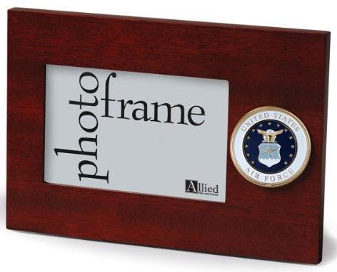 Flag Connections U.S. Air Force Medallion 4-Inch by 6-Inch Desktop Picture Frame The Military Gift Store