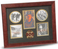 Flag Connections Firefighter Medallion 5-Picture Collage Frame The Military Gift Store
