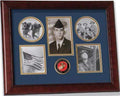 United States Marine Corps Medallion 5 Picture Collage Frame with Stars The Military Gift Store
