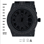 OYSTER CRYSTAL STONES WATCH SET | 530753