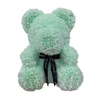 2021 Cute Artificial Flower Rose of Teddy Bear Christmas Decoration for Home Valentines Women Gifts