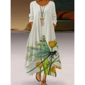 Fashion Long Sleeve Casual Loose Dress for Women - Summer Fashion Dresses for Women Stevvex