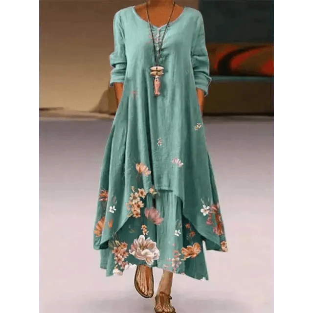 Fashion Long Sleeve Casual Loose Dress for Women - Summer Fashion Dresses for Women Stevvex