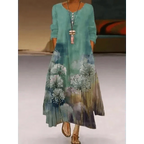 Fashion Long Sleeve Casual Loose Dress for Women - Summer Fashion Dresses for Women Stevvex