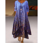 Fashion Long Sleeve Casual Loose Dress for Women - Summer Fashion Dresses for Women Stevvex
