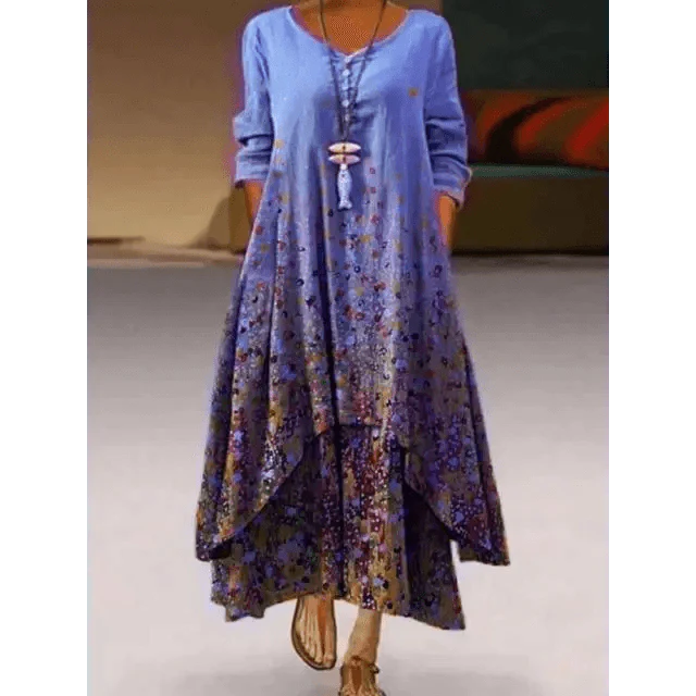Fashion Long Sleeve Casual Loose Dress for Women - Summer Fashion Dresses for Women Stevvex