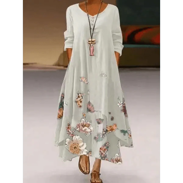 Fashion Long Sleeve Casual Loose Dress for Women - Summer Fashion Dresses for Women Stevvex