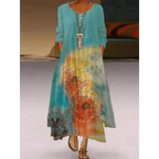 Fashion Long Sleeve Casual Loose Dress for Women - Summer Fashion Dresses for Women Stevvex