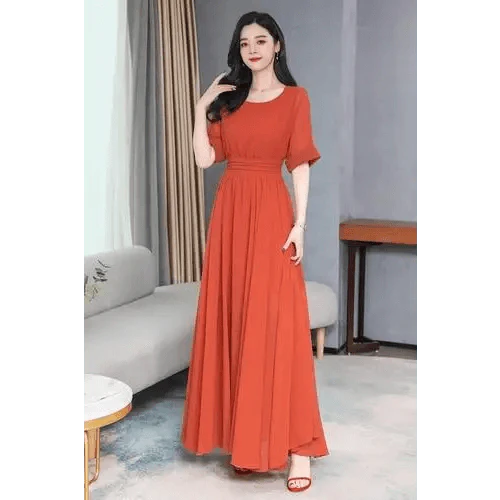 Fashion Luxury Long Chiffon Trendy Dress - Cute Fashion Women Dresses for Women Stevvex