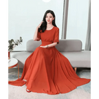 Fashion Luxury Long Chiffon Trendy Dress - Cute Fashion Women Dresses for Women Stevvex
