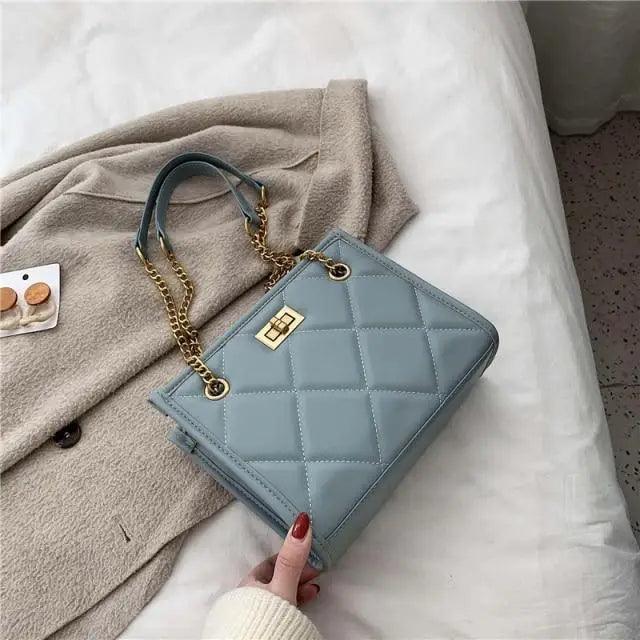 2021 Fashion Shoulder Bag Women Travel Bags Leather Pu Quilted Bag - Female Trendy Luxury Designer Handbags Stevvex