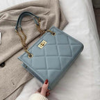 2021 Fashion Shoulder Bag Women Travel Bags Leather Pu Quilted Bag - Female Trendy Luxury Designer Handbags Stevvex