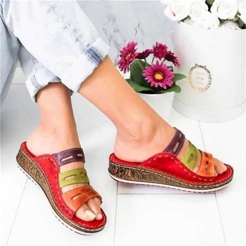 2021 New Fashion Summer Women Slippers fashion Sandals women Shoes Platform Wedges Sandals Stevvex
