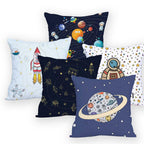 2021 New Space Home Pillow Universe Sun Planet Pillows Decorative Throw Pillow Cover Universe Outer Space Planets Star Pillow Case Pillow Cushion Covers Decorative Pillow Spaceship Cover Stevvex