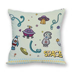 2021 New Space Home Pillow Universe Sun Planet Pillows Decorative Throw Pillow Cover Universe Outer Space Planets Star Pillow Case Pillow Cushion Covers Decorative Pillow Spaceship Cover Stevvex
