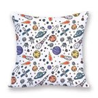 2021 New Space Home Pillow Universe Sun Planet Pillows Decorative Throw Pillow Cover Universe Outer Space Planets Star Pillow Case Pillow Cushion Covers Decorative Pillow Spaceship Cover Stevvex
