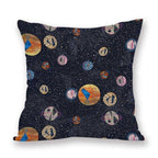 2021 New Space Home Pillow Universe Sun Planet Pillows Decorative Throw Pillow Cover Universe Outer Space Planets Star Pillow Case Pillow Cushion Covers Decorative Pillow Spaceship Cover Stevvex