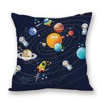2021 New Space Home Pillow Universe Sun Planet Pillows Decorative Throw Pillow Cover Universe Outer Space Planets Star Pillow Case Pillow Cushion Covers Decorative Pillow Spaceship Cover Stevvex