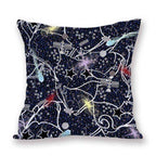 2021 New Space Home Pillow Universe Sun Planet Pillows Decorative Throw Pillow Cover Universe Outer Space Planets Star Pillow Case Pillow Cushion Covers Decorative Pillow Spaceship Cover Stevvex