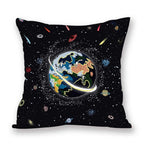 2021 New Space Home Pillow Universe Sun Planet Pillows Decorative Throw Pillow Cover Universe Outer Space Planets Star Pillow Case Pillow Cushion Covers Decorative Pillow Spaceship Cover Stevvex