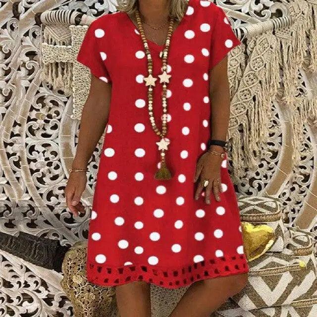 Stylish Summer Dress Loose Ladies Orange Yellow Summer Dresses For Women - Women Cute Outfits Stevvex