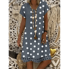 Stylish Summer Dress Loose Ladies Orange Yellow Summer Dresses For Women - Women Cute Outfits Stevvex