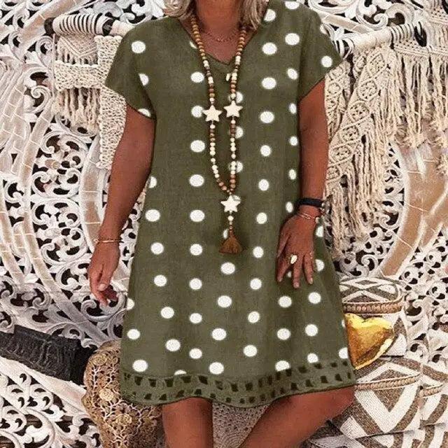Stylish Summer Dress Loose Ladies Orange Yellow Summer Dresses For Women - Women Cute Outfits Stevvex